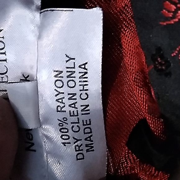 KIMONO BLACK/RED PRINT SIMPLY GORGEOUS!!! SZ L - Picture 13 of 13